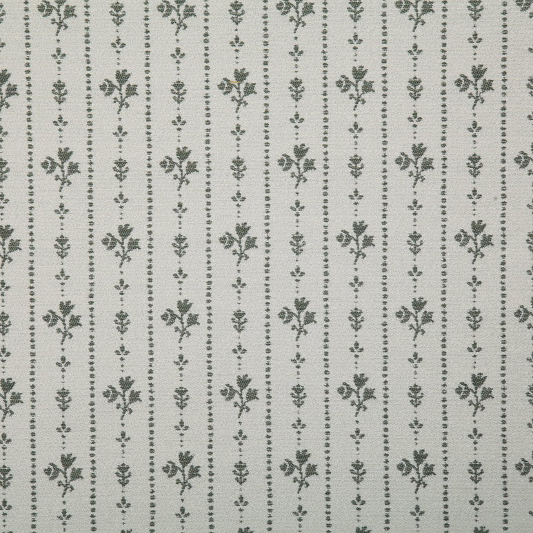 Pindler &amp; Pindler Floral Stripe Green Fabric