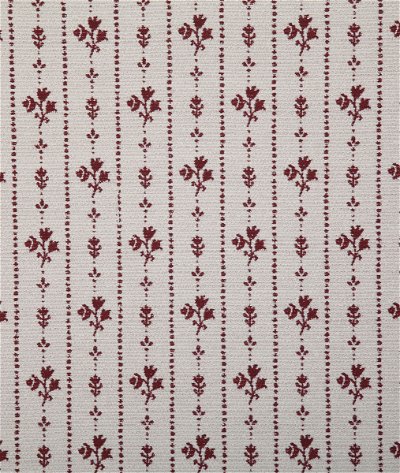 Pindler & Pindler Floral Stripe Redwood Fabric