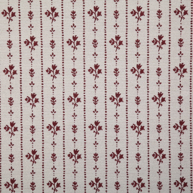Pindler &amp; Pindler Floral Stripe Redwood Fabric