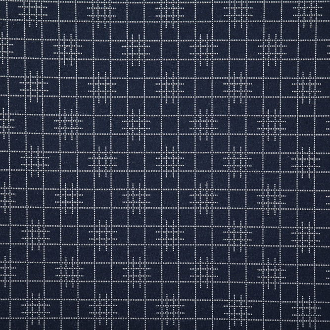 Pindler &amp; Pindler Gridlock Indigo Fabric