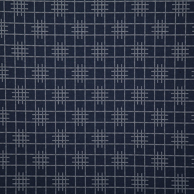 Pindler &amp; Pindler Gridlock Indigo Fabric