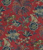 Williamsburg Braganza Poppy Fabric
