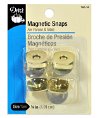 4 Gilt Magnetic Snaps - 3/4"