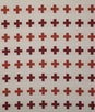 Pindler & Pindler Meridian Cross Crimson Fabric
