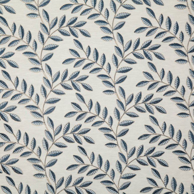 Pindler &amp; Pindler Enid Indigo Fabric
