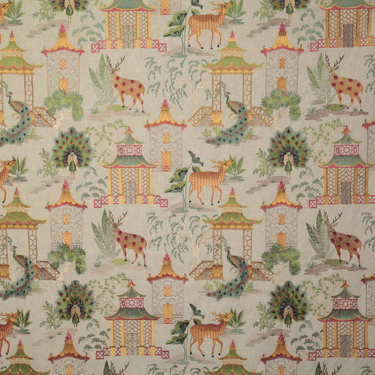 Pindler &amp; Pindler Pagoda Document Fabric