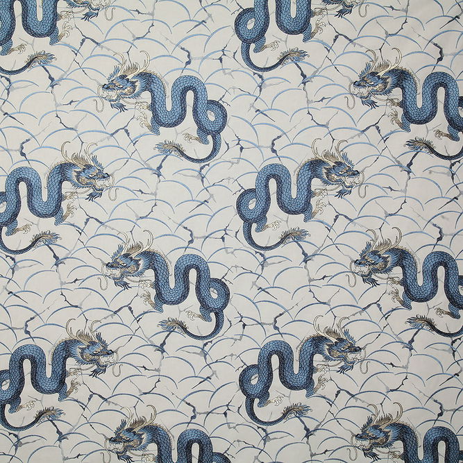 Pindler &amp; Pindler Mushu Delft Fabric