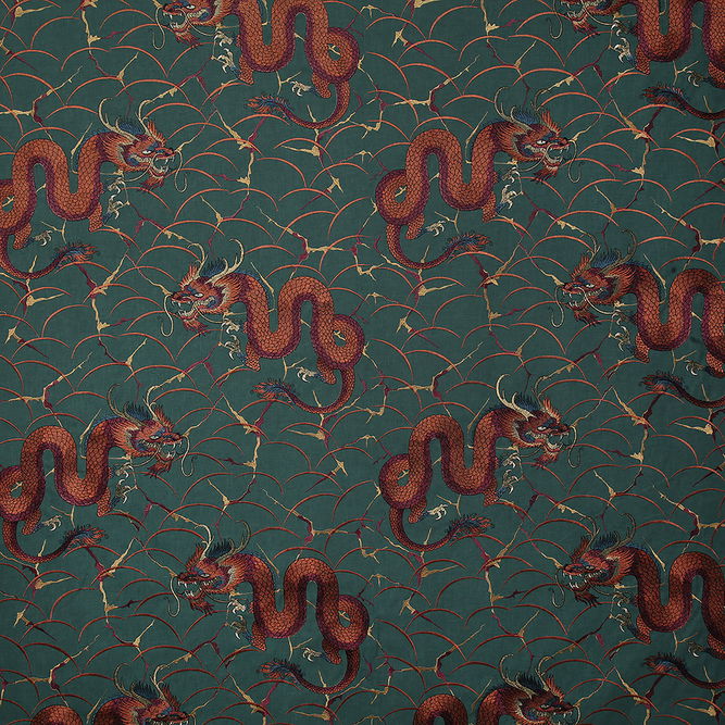 Pindler &amp; Pindler Mushu Malachite Fabric