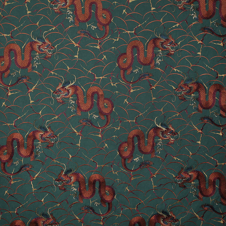 Pindler &amp; Pindler Mushu Malachite Fabric