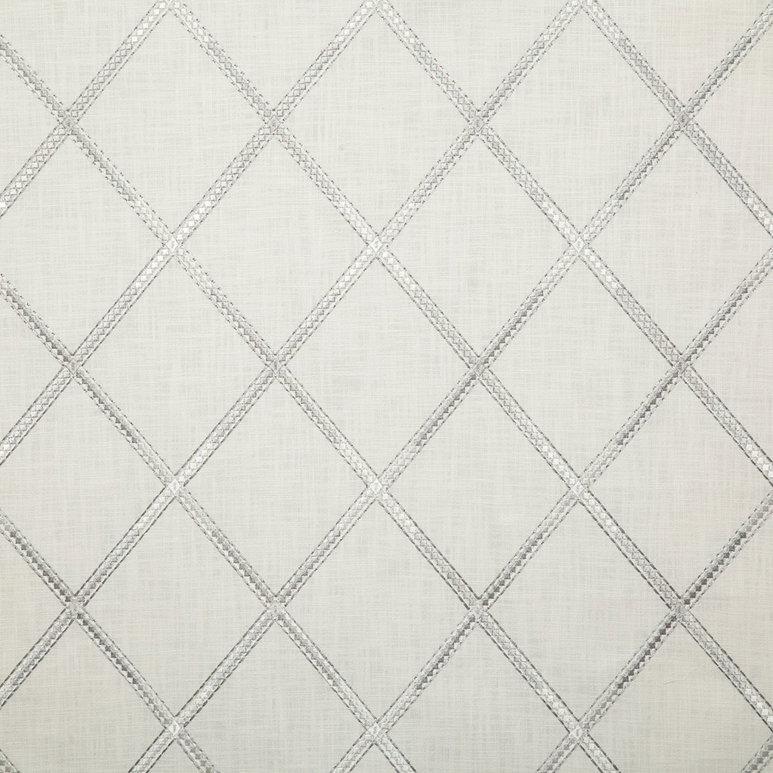 Pindler &amp; Pindler Lenwood Silver Fabric