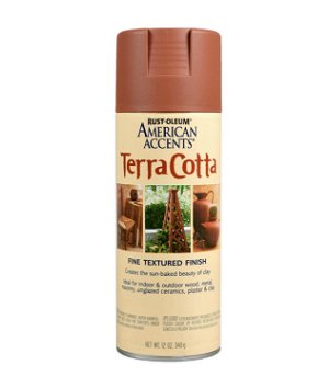 Rust-Oleum American Accents Terra Cotta Spray Clay Pot