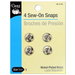 Dritz 4 Sew-On Snaps - Size 3