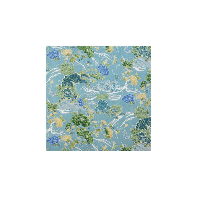 Brunschwig &amp; Fils Shishi Turquoise Fabric