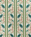 Brunschwig & Fils Le Lac Border Aqua/Green Fabric