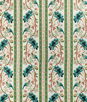 Brunschwig & Fils Le Lac Border Aqua/Green Fabric