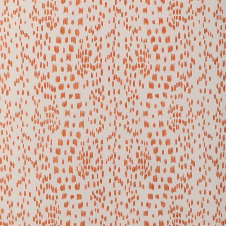 Brunschwig &amp; Fils Les Touches Tangerineerine Fabric