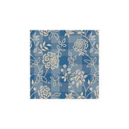 Brunschwig & Fils Kinevine Embroidery French Blue Fabric