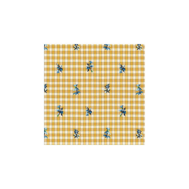 Brunschwig &amp; Fils La Seyne Fleuri Sunflower Fabric