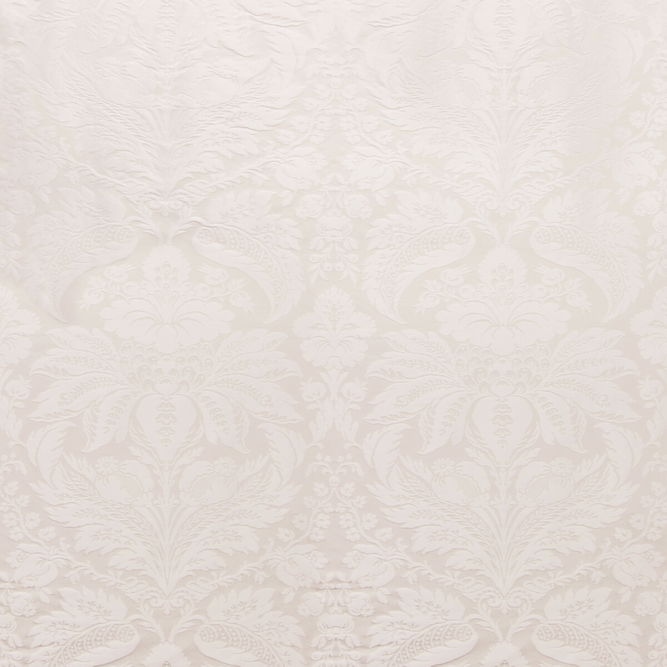 Brunschwig &amp; Fils Damask Pierre Snow Fabric