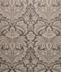 Brunschwig & Fils Damask Pierre Charcoal Fabric