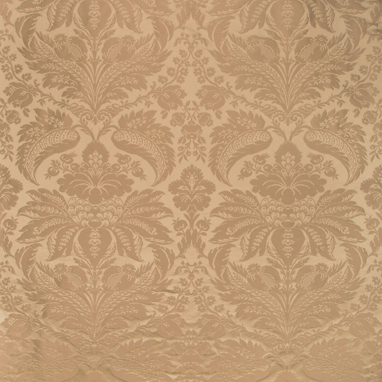 Brunschwig &amp; Fils Damask Pierre Allspice Fabric