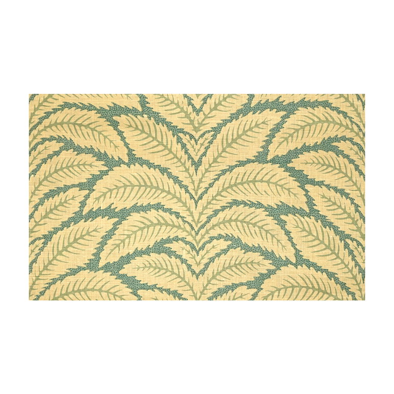 Brunschwig &amp; Fils Talavera Linen Aqua Fabric