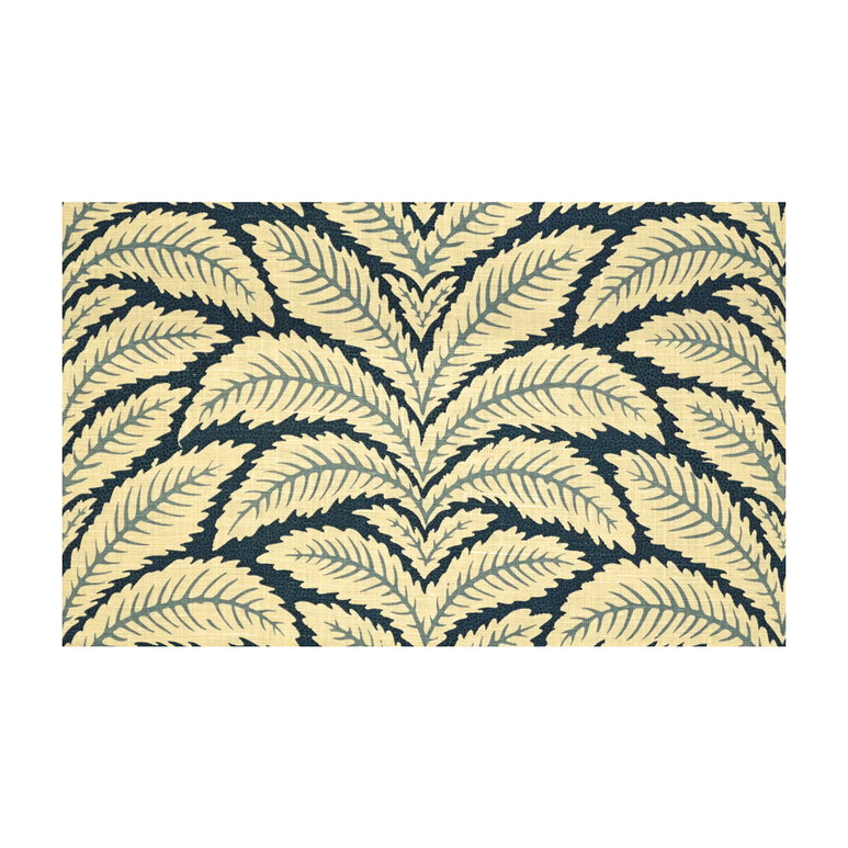 Brunschwig &amp; Fils Talavera Linen Indigo Fabric