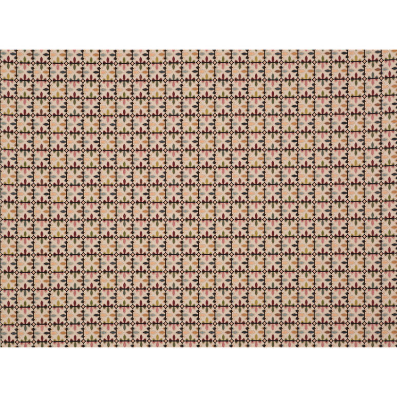 Brunschwig &amp; Fils Porthos Red/Blue Fabric