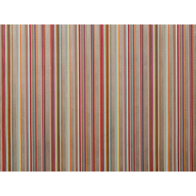 Brunschwig &amp; Fils Railway Velvet Aqua/Pink Fabric