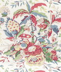 Brunschwig & Fils Horseshoe Bay Red/Blue Fabric