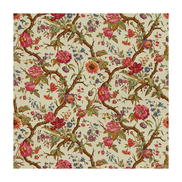 Brunschwig & Fils Arbre Fleuri Beige Fabric