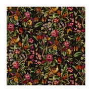 Brunschwig & Fils Pheasans Chocolatelat Fabric