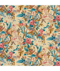 Brunschwig & Fils Les Faisans Creme Fabric
