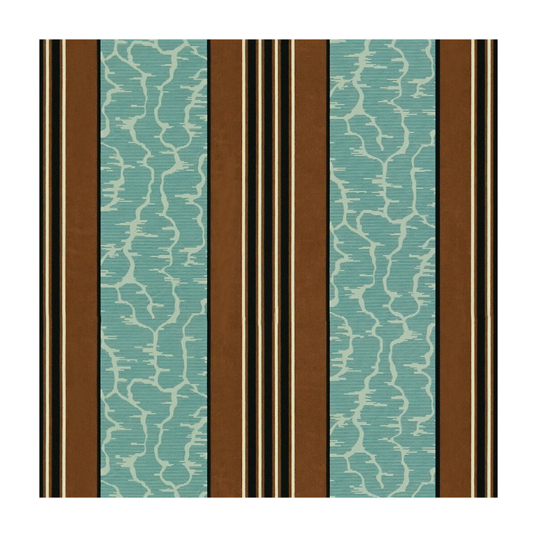 Brunschwig &amp; Fils Castiglione Turquoise Fabric