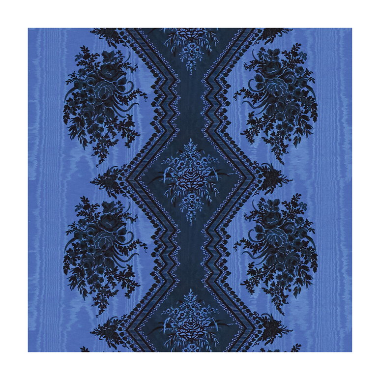 Brunschwig &amp; Fils Coppelia Moire Bleu Fabric