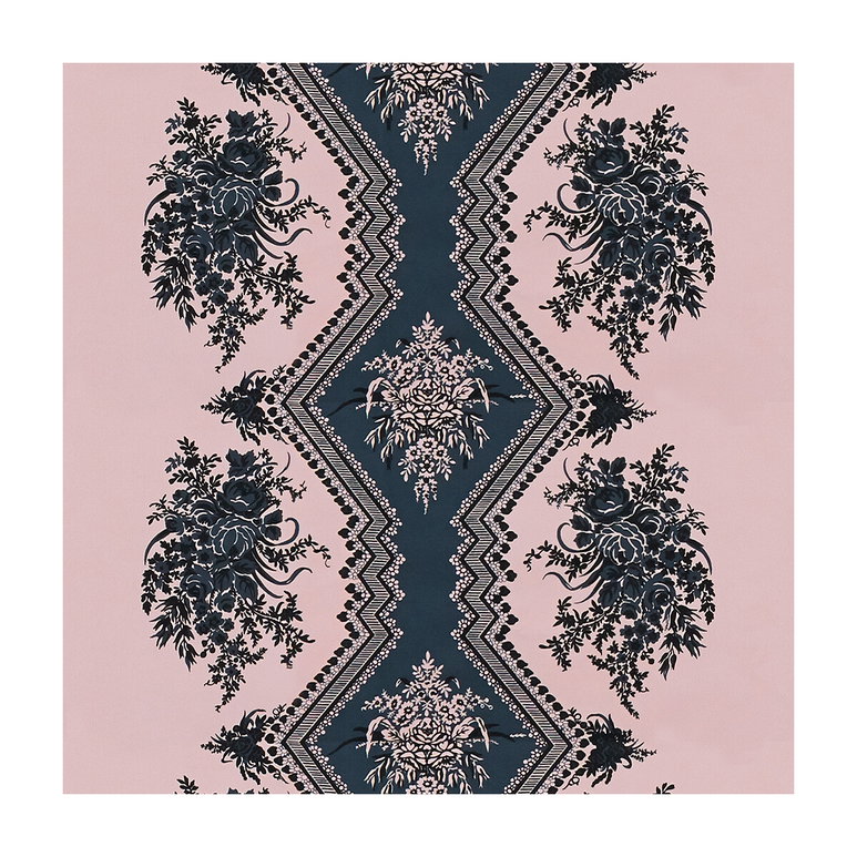 Brunschwig &amp; Fils Coppelia Satin Rose Fabric