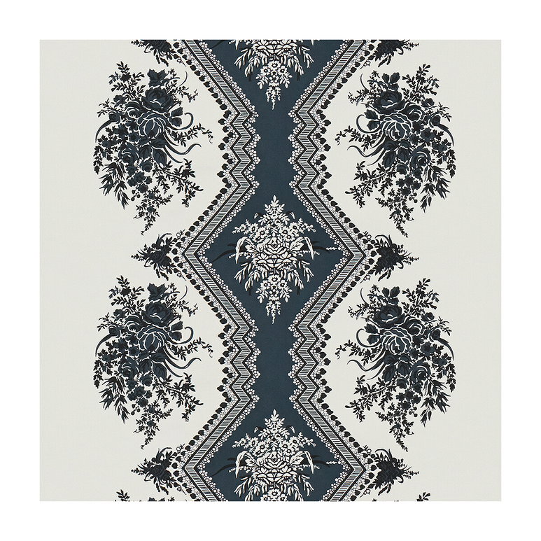 Brunschwig &amp; Fils Coppelia Satin White Fabric