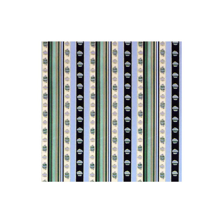 Brunschwig &amp; Fils Rayure Moire Vert Fabric