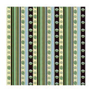 Brunschwig & Fils Rayure Percale Vert Fabric
