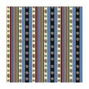 Brunschwig & Fils Rayure Percale Bleu Fabric