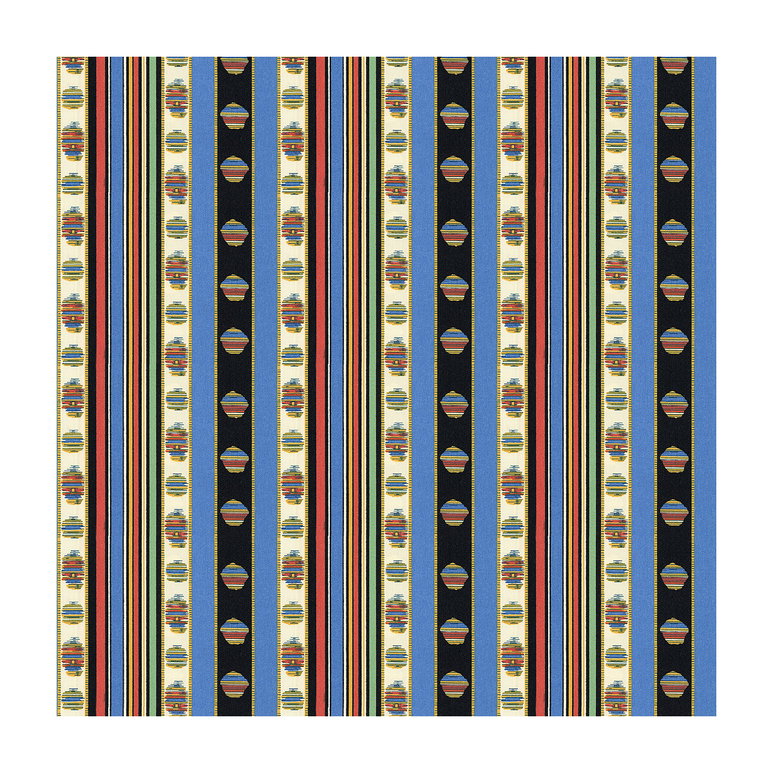 Brunschwig &amp; Fils Rayure Percale Bleu Fabric