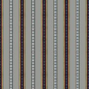 Brunschwig & Fils Rayure Broderie Gris Fabric