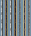 Brunschwig & Fils Rayure Broderie Bleu Fabric