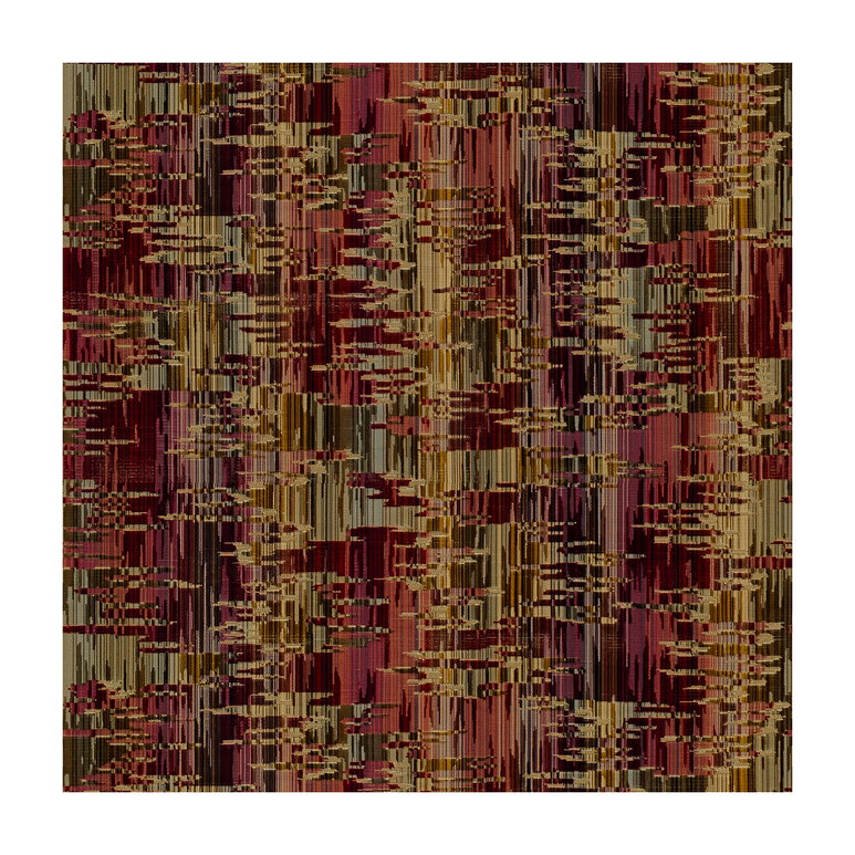 Brunschwig &amp; Fils Amauri Velvet Sand/Berry Fabric