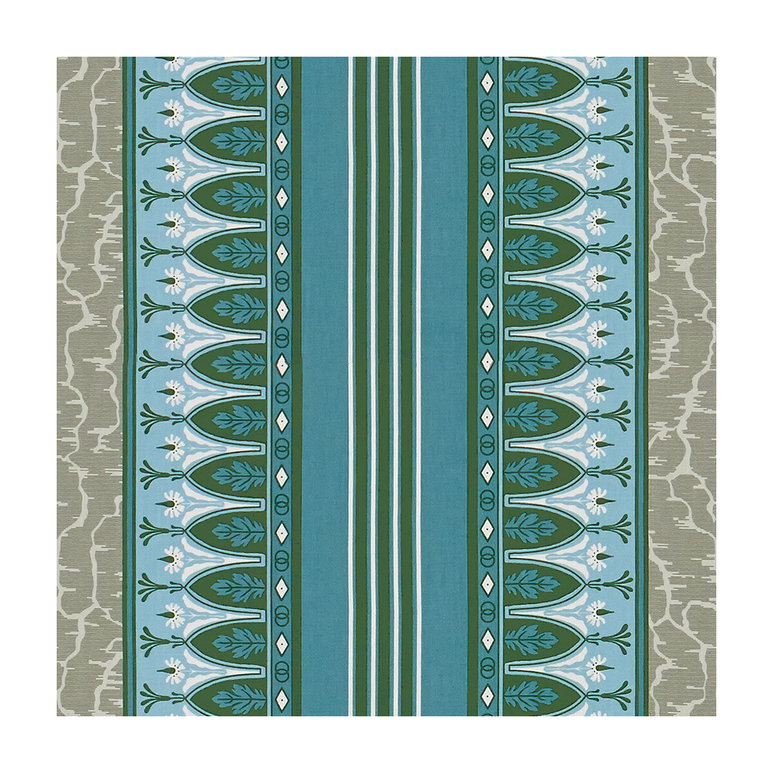 Brunschwig &amp; Fils Lola Montez Bleu/Grey Fabric