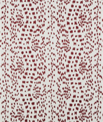 Brunschwig & Fils Les Touches Embroidery Poppy Fabric
