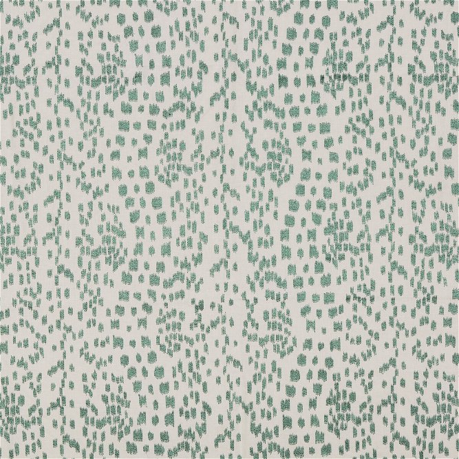 Brunschwig &amp; Fils Les Touches Embroidery Jade Fabric