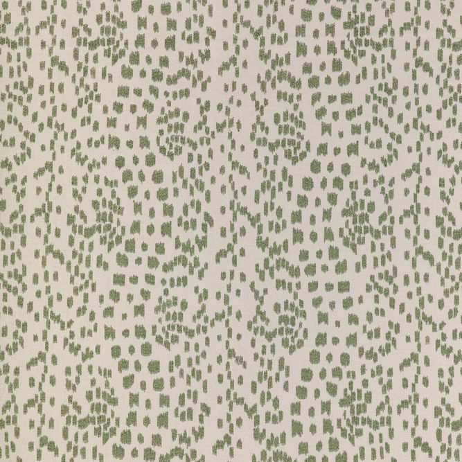 Brunschwig &amp; Fils Les Touches Embroidery Leaf Fabric