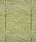 Brunschwig & Fils Le Zebre Embroidery Leaf Fabric