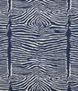 Brunschwig & Fils Le Zebre Embroidery Navy Fabric